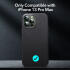ESR Metro Apple iPhone 13 Pro Max Hoesje MagSafe Echt Leer Zwart afbeelding 12