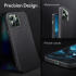 ESR Metro Apple iPhone 13 Pro Max Hoesje MagSafe Echt Leer Zwart afbeelding 9