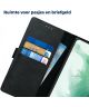 Rosso Deluxe Samsung Galaxy S22 Plus Hoesje Wallet Case Leer Zwart