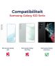 Rosso Deluxe Samsung Galaxy S22 Ultra Hoesje Wallet Case Leer Zwart