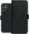 Rosso Deluxe Samsung Galaxy S22 Ultra Hoesje Wallet Case Leer Zwart afbeelding 10