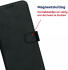 Rosso Deluxe Samsung Galaxy S22 Ultra Hoesje Wallet Case Leer Zwart afbeelding 4