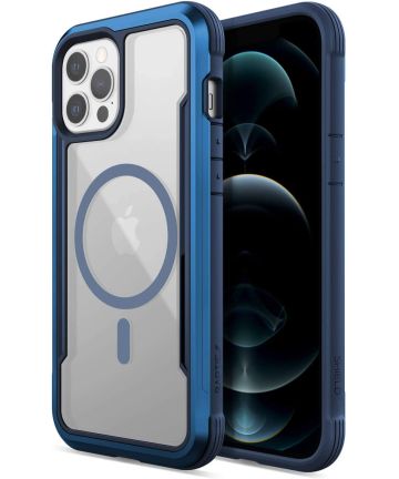 Raptic Shield Pro iPhone 12 Pro Max Hoesje voor MagSafe Blauw Hoesjes