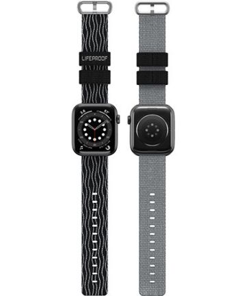 LifeProof Apple Watch Band - 1-9/SE/Ultra - 49MM/45MM/44MM/42MM - Nylon - Zwart Bandjes