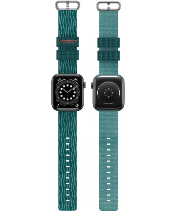 LifeProof Apple Watch Band - 1-9/SE/Ultra - 49MM/45MM/44MM/42MM - Nylon - Groen Bandjes