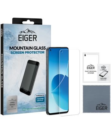 Eiger Oppo Reno 6 5G / Find X5 Lite Tempered Glass Case Friendly Plat Screen Protectors