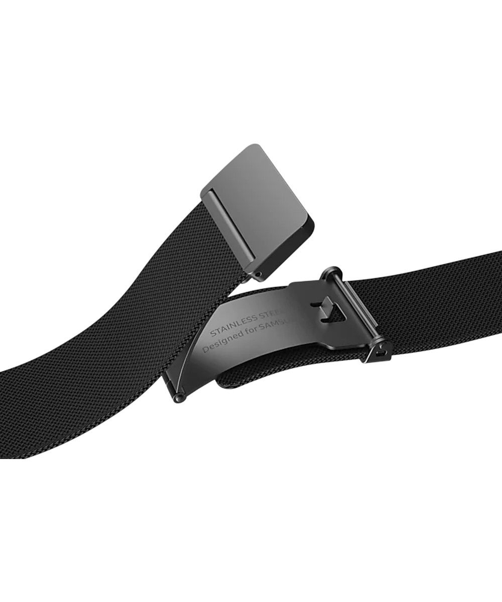 Origineel Samsung Galaxy Watch 4 44MM Bandje Milanese Staal Zwart afbeelding 2