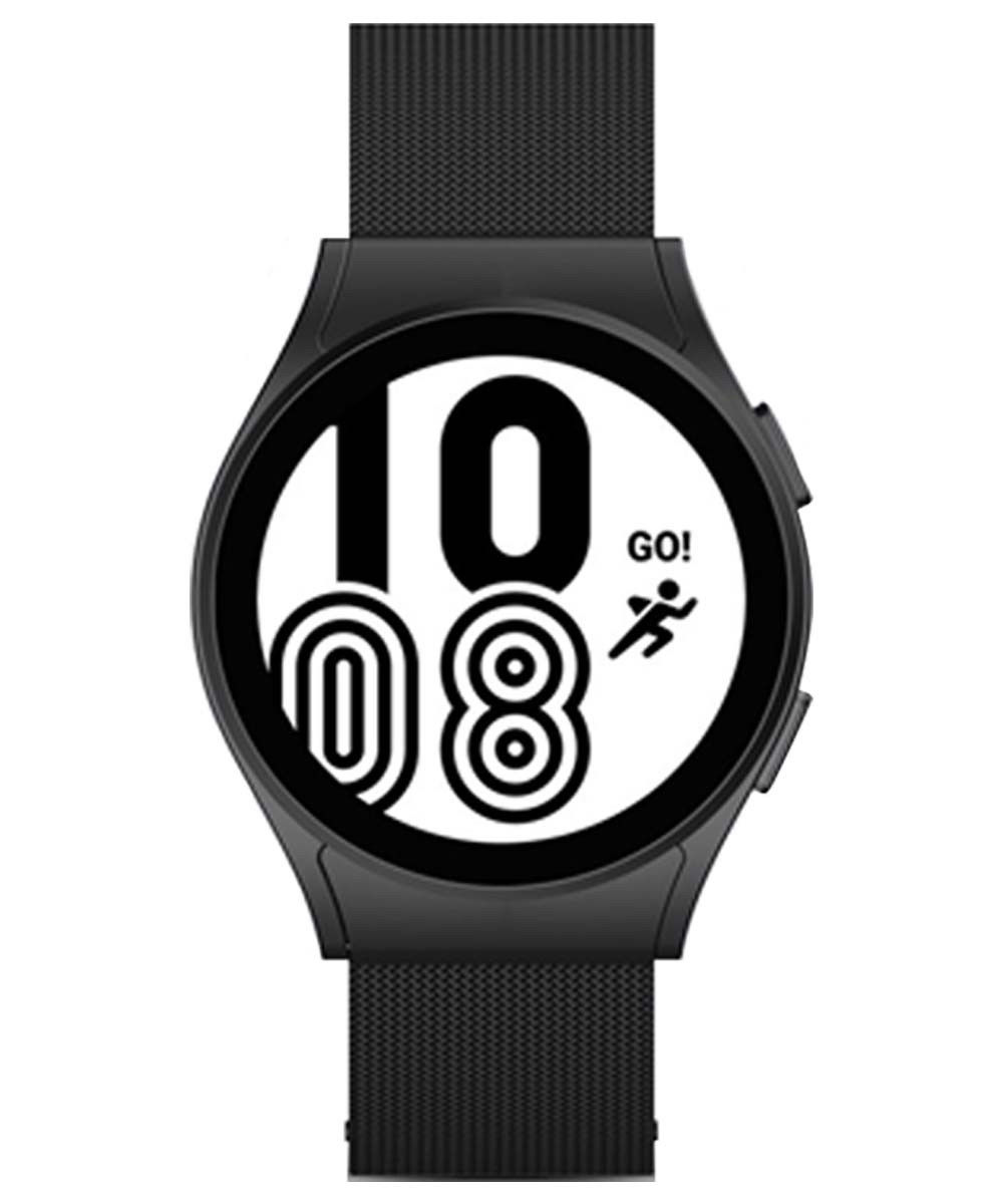 Origineel Samsung Galaxy Watch 4 44MM Bandje Milanese Staal Zwart afbeelding 1