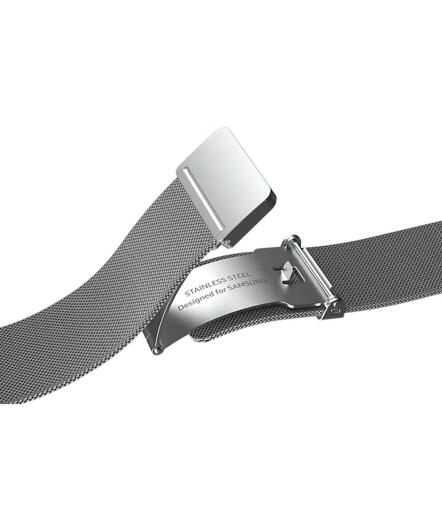Origineel Samsung Galaxy Watch 4 44MM Bandje Milanese Staal Zilver afbeelding 2