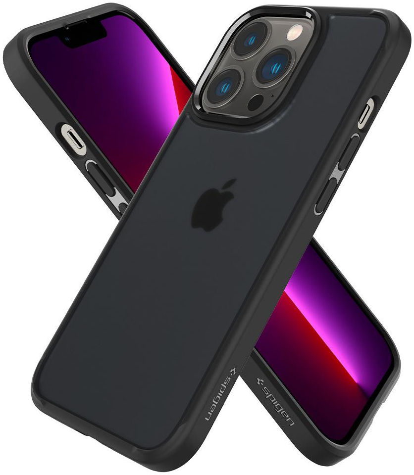 Spigen Ultra Hybrid Apple iPhone 13 Pro Hoesje Matte Zwart afbeelding 3