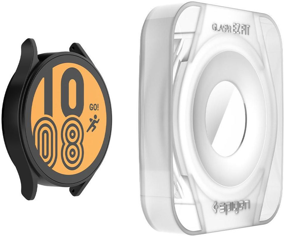 Spigen Samsung Galaxy Watch 4 44MM Screen Protector met Montageframe afbeelding 10