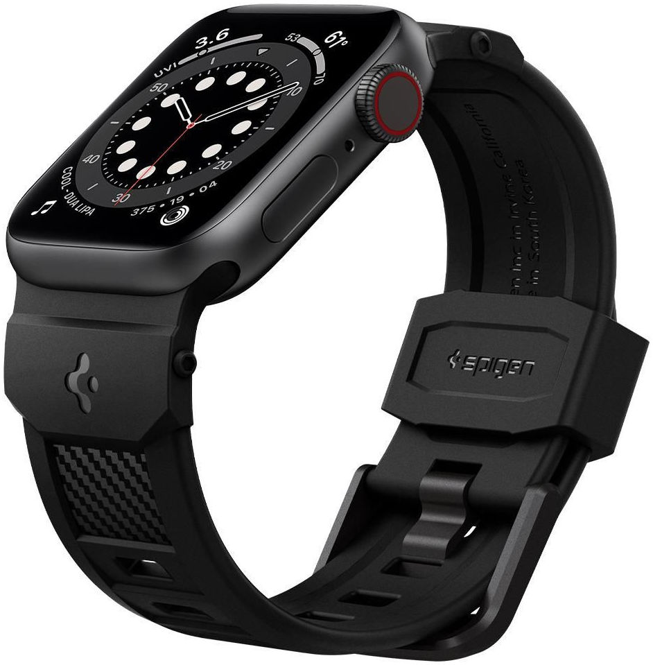 Spigen Rugged Band Apple Watch 41MM / 40MM / 38MM Bandje Zwart afbeelding 10