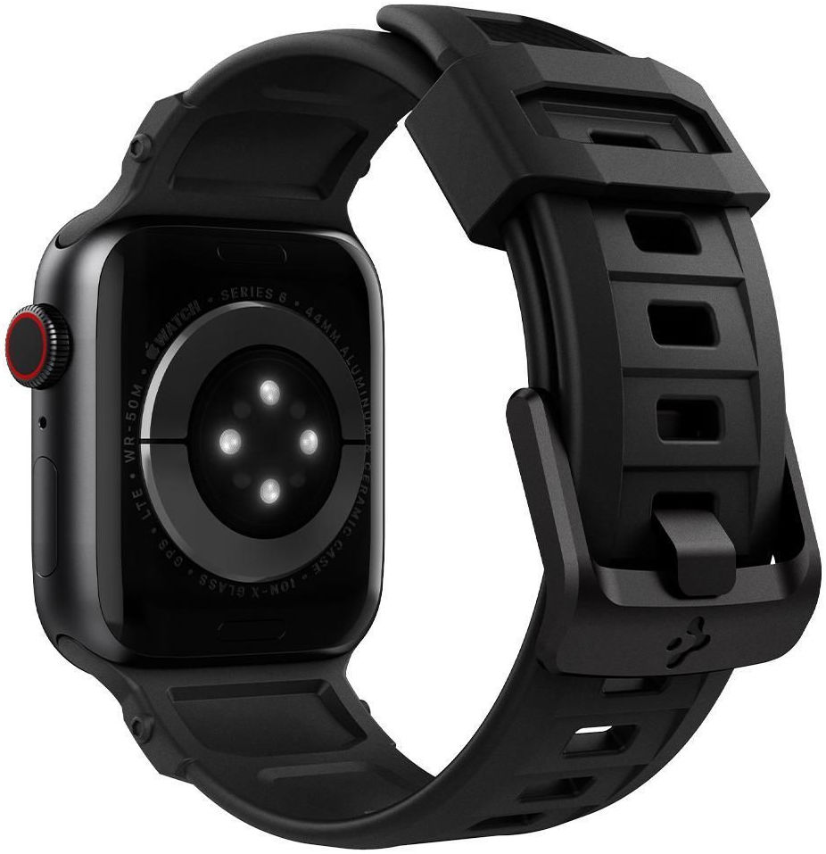 Spigen Rugged Band Apple Watch 41MM / 40MM / 38MM Bandje Zwart afbeelding 11