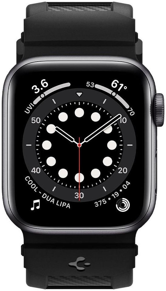 Spigen Rugged Band Apple Watch 41MM / 40MM / 38MM Bandje Zwart afbeelding 2