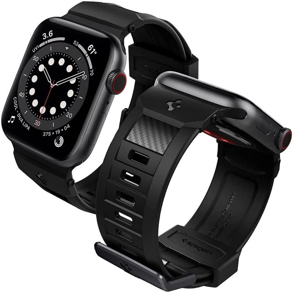 Spigen Rugged Band Apple Watch 41MM / 40MM / 38MM Bandje Zwart afbeelding 9