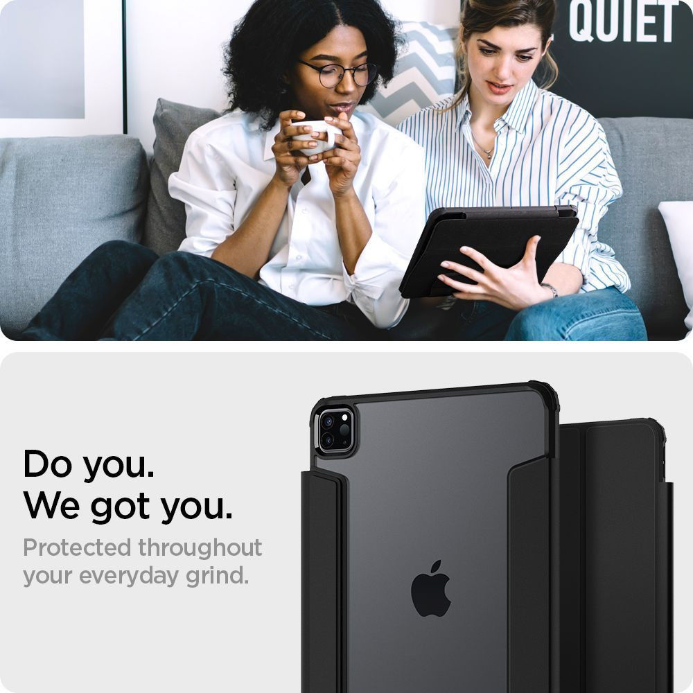 Spigen Ultra Hybrid Pro Apple iPad Pro 11 (2020/2021) Hoes Zwart afbeelding 6