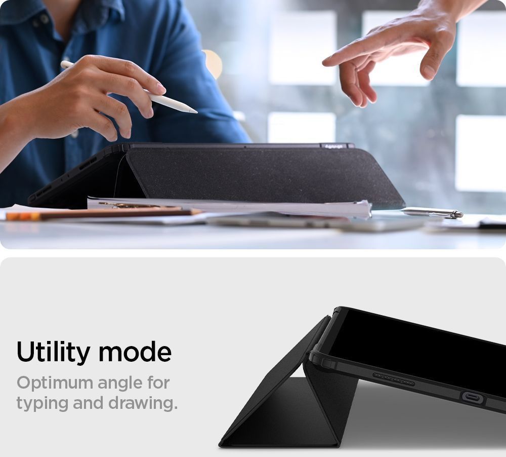 Spigen Ultra Hybrid Pro Apple iPad Pro 11 (2020/2021) Hoes Zwart afbeelding 8