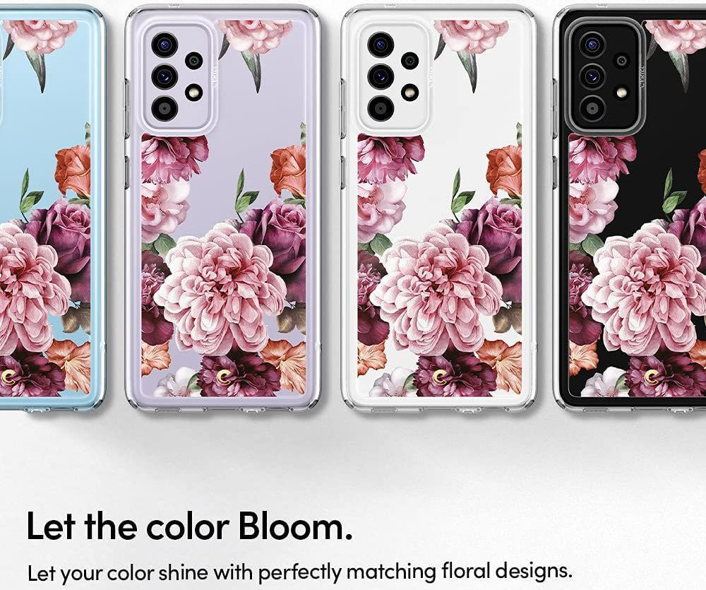 Spigen Ciel by Cyrill Cecile Samsung A52 / A52S Hoesje Rose Floral afbeelding 7