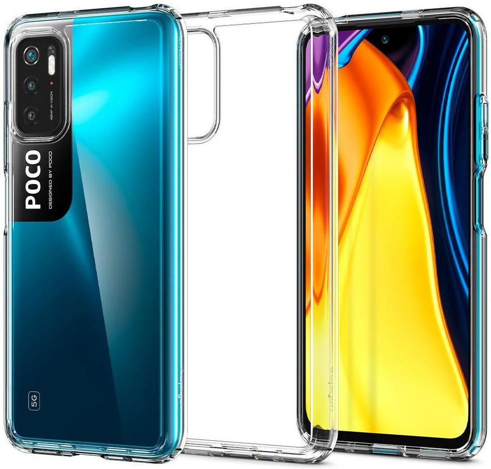 Spigen Ultra Hybrid Xiaomi Redmi Note 10 5G/Poco M3 Pro Hoesje Clear afbeelding 1
