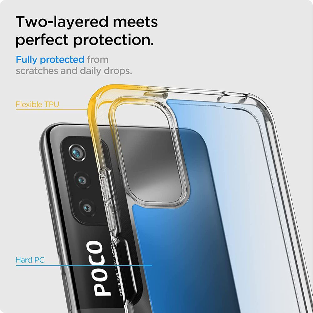 Spigen Ultra Hybrid Xiaomi Redmi Note 10 5G/Poco M3 Pro Hoesje Clear afbeelding 10