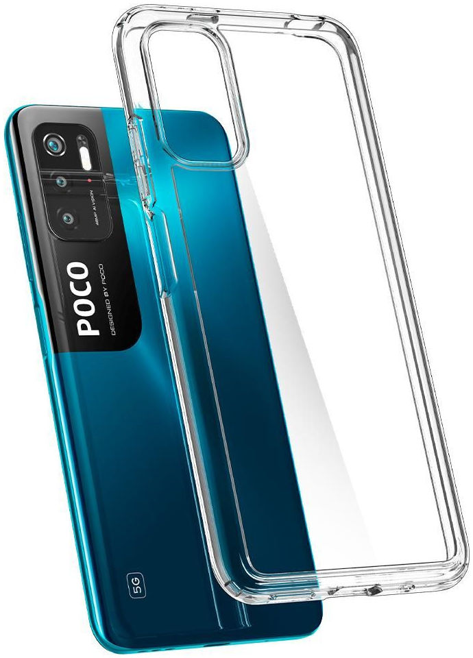 Spigen Ultra Hybrid Xiaomi Redmi Note 10 5G/Poco M3 Pro Hoesje Clear afbeelding 3