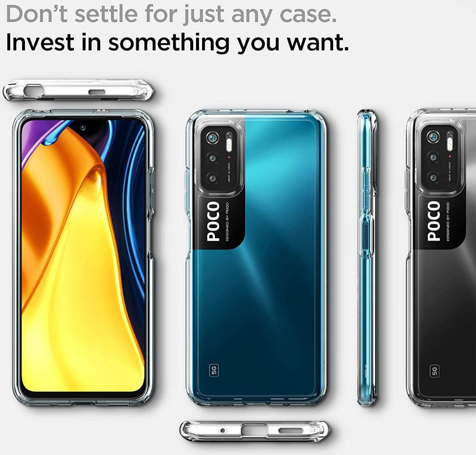 Spigen Ultra Hybrid Xiaomi Redmi Note 10 5G/Poco M3 Pro Hoesje Clear afbeelding 6