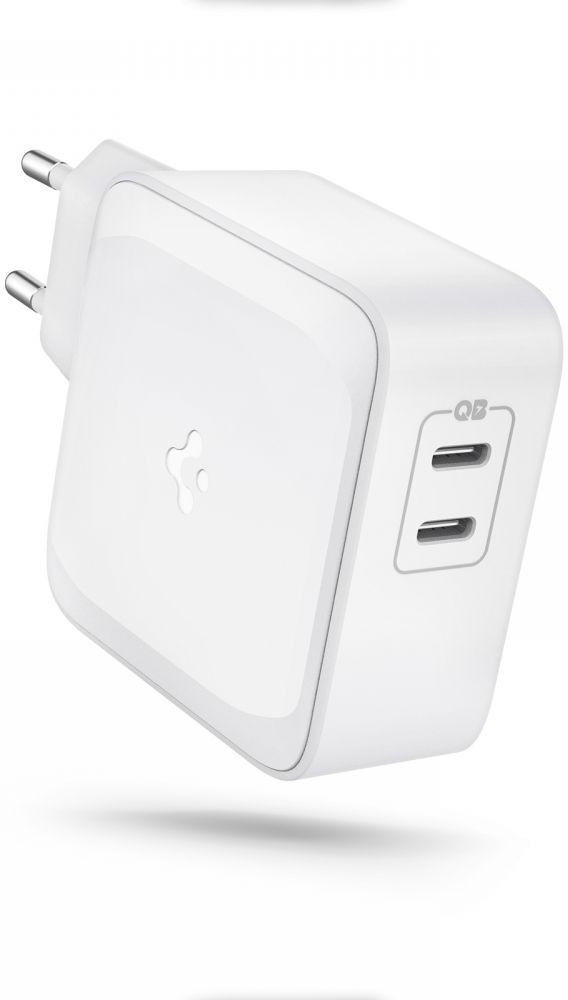 Spigen PE2007EU 65W USB-C Snellader met PD en Quick Charge 3.0 Wit afbeelding 2