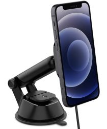 Spigen OneTap Raam/Dashboard MagSafe Telefoonhouder 7.5W Zwart