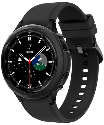 Spigen Liquid Air Samsung Galaxy Watch 4 Classic 46MM Hoesje Zwart Cases