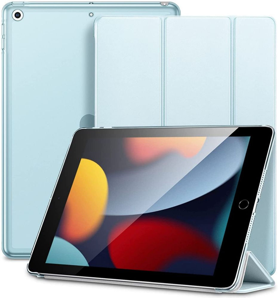 ESR Ascend Apple iPad 10.2 (2019/2020/2021) Hoes Tri-Fold Lichtblauw afbeelding 1
