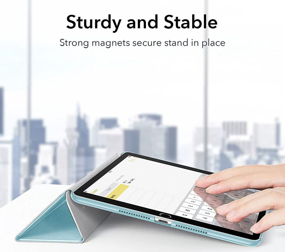 ESR Ascend Apple iPad 10.2 (2019/2020/2021) Hoes Tri-Fold Lichtblauw afbeelding 5