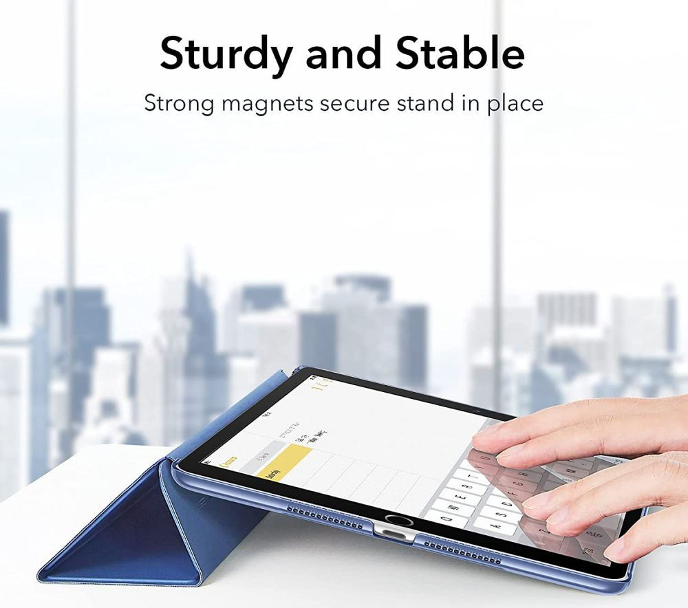 ESR Ascend Apple iPad 10.2 (2019/2020/2021) Hoes Tri-Fold Blauw afbeelding 6