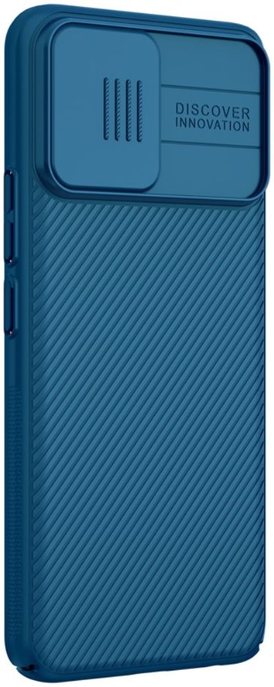 Nillkin CamShield Realme 8 4G Hoesje Camera Slider Back Cover Blauw afbeelding 2