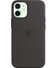 Origineel Apple iPhone 12 Mini Hoesje MagSafe Siliconen Zwart