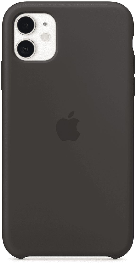 Origineel Apple iPhone 11 Hoesje Siliconen Back Cover Zwart afbeelding 1
