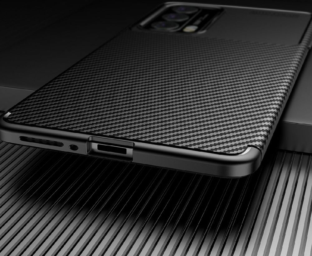 Motorola Edge 20 Hoesje Geborsteld TPU Flexibele Back Cover Zwart afbeelding 7