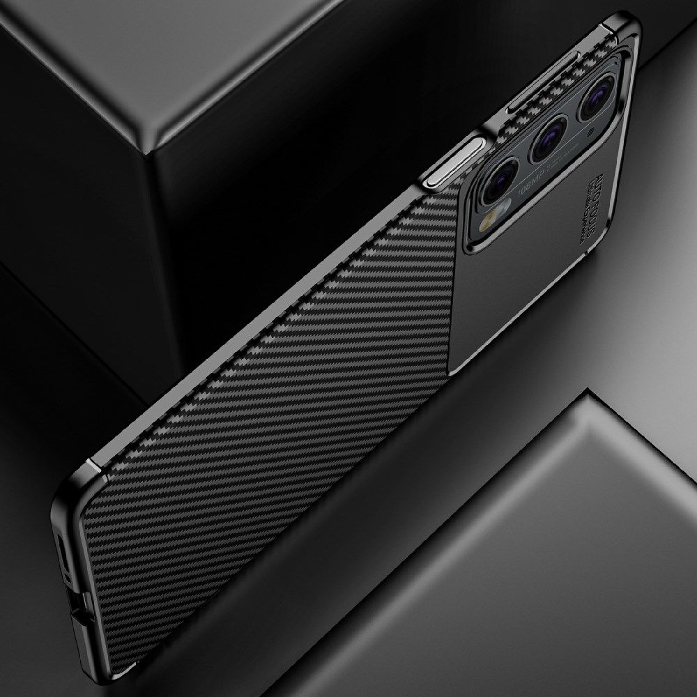 Motorola Edge 20 Hoesje Geborsteld TPU Flexibele Back Cover Zwart afbeelding 8