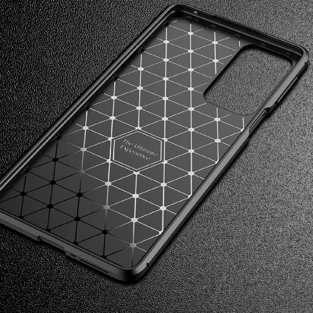 Motorola Edge 20 Hoesje Geborsteld TPU Flexibele Back Cover Zwart afbeelding 9