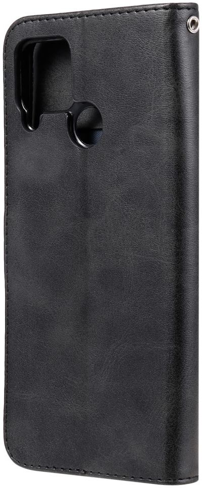 Realme 7i Hoesje Portemonnee Book Case met Zipper Zwart afbeelding 10