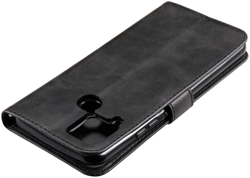 Realme 7i Hoesje Portemonnee Book Case met Zipper Zwart afbeelding 8