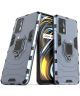 Realme GT 5G Shockproof Back Cover Magneet Kickstand Blauw