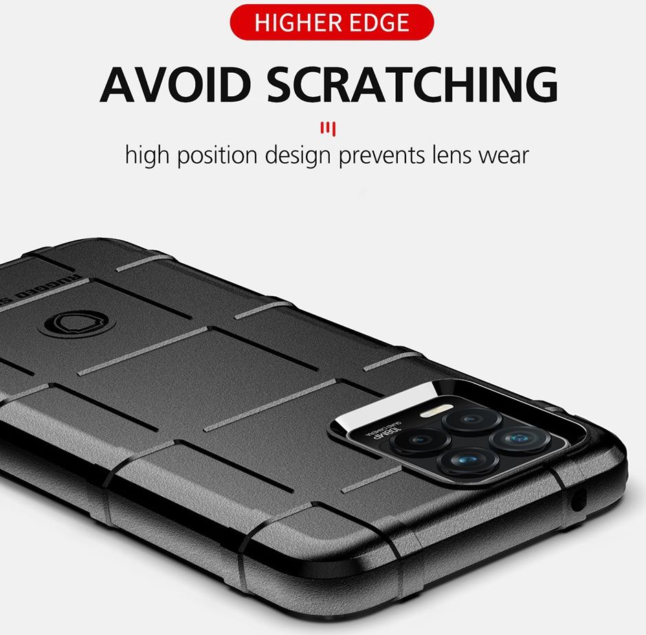 Realme 8 4G Hoesje Shock Proof Rugged Shield Back Cover Groen afbeelding 3