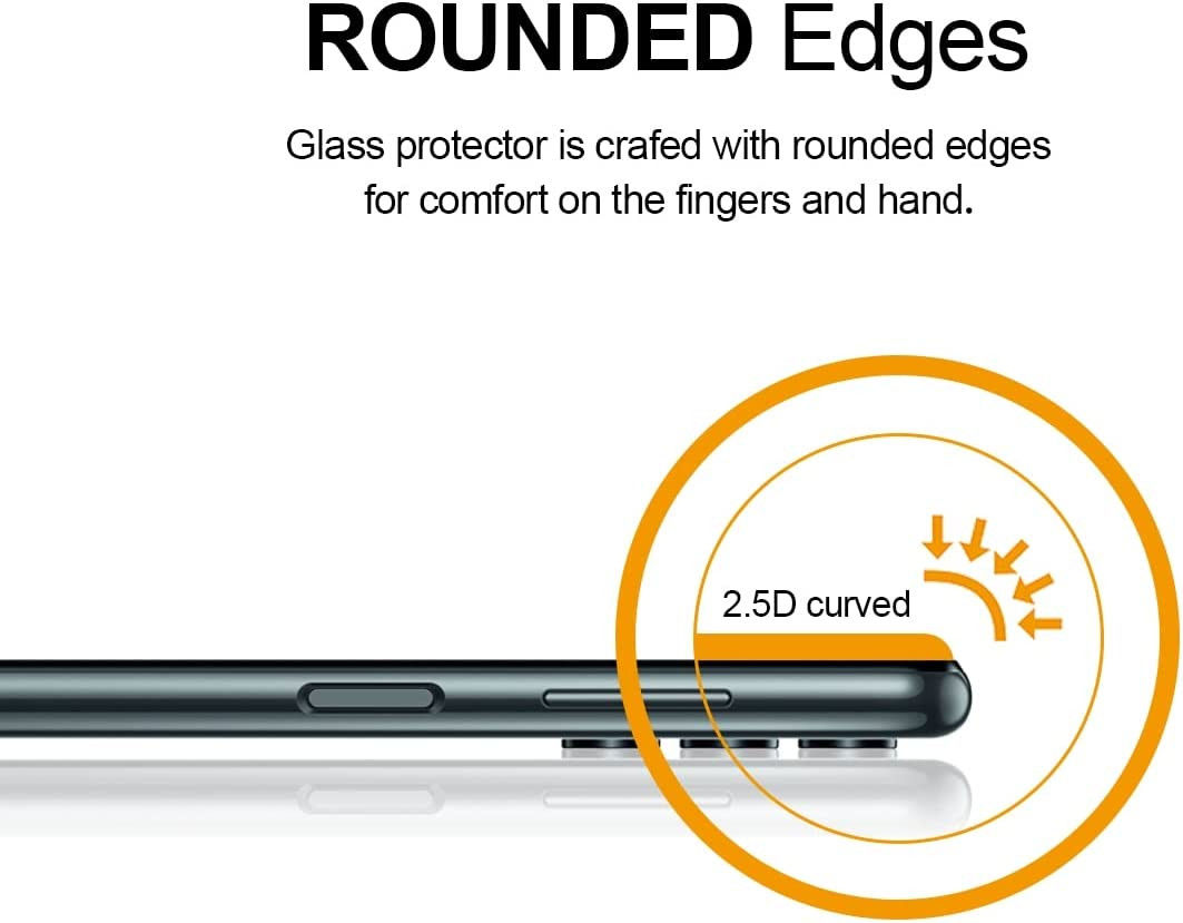 Samsung Galaxy A10s Screen Protector Arc Edge Tempered Glass afbeelding 3