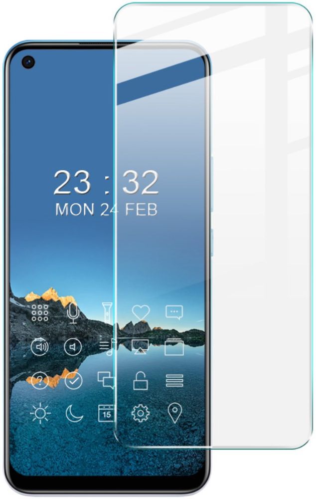 IMAK Realme 7i Screen Protector Case Friendly 9H Tempered Glass afbeelding 1