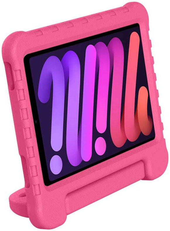 Apple iPad Mini 7/6 Kinder Tablethoes met Handvat Roze afbeelding 2