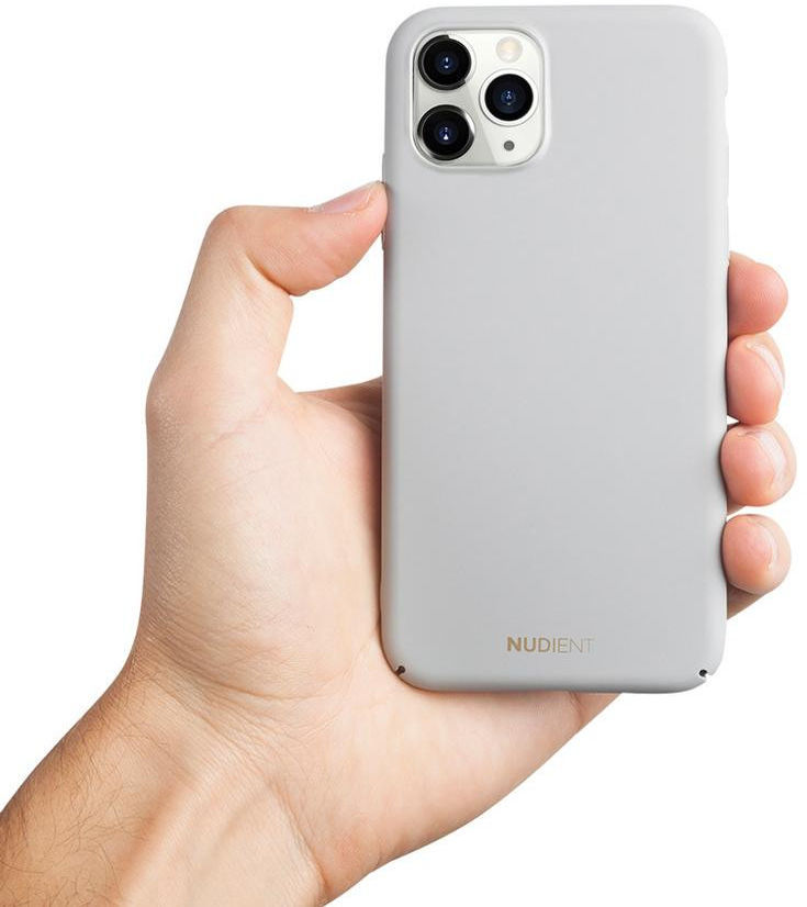 Nudient Thin Case V2 Apple iPhone 11 Pro Max Hoesje Back Cover Grijs afbeelding 2