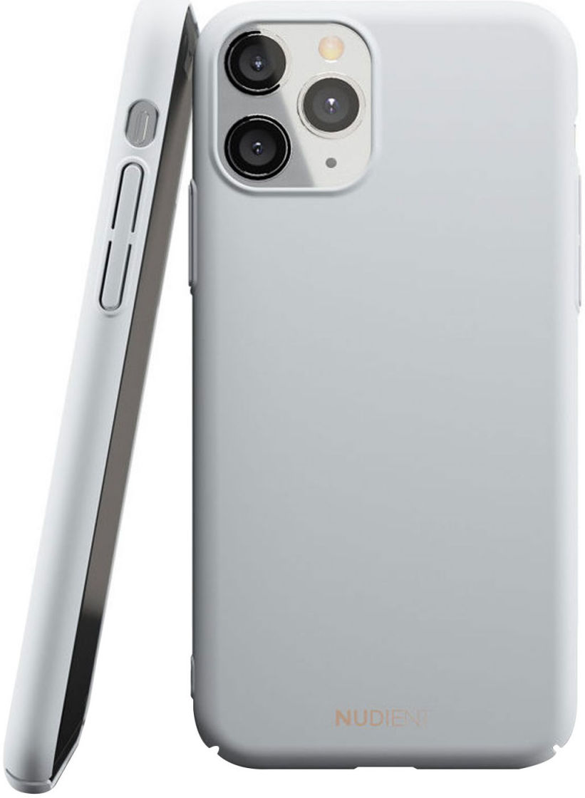 Nudient Thin Case V2 Apple iPhone 11 Pro Max Hoesje Back Cover Grijs afbeelding 1