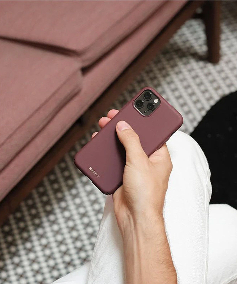 Nudient Thin Case V2 Apple iPhone 11 Pro Max Hoesje Back Cover Rood afbeelding 3