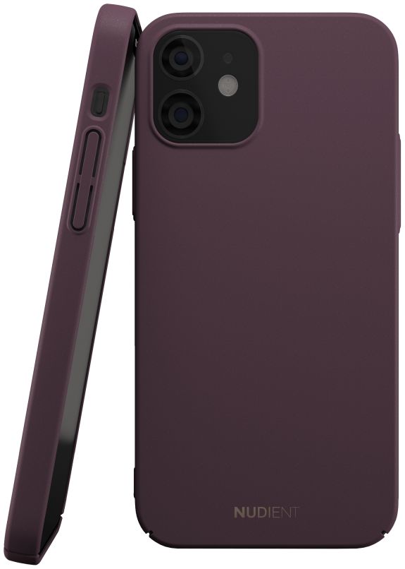 Nudient Thin Case V2 Apple iPhone 12 / 12 Pro Hoesje Back Cover Rood afbeelding 1