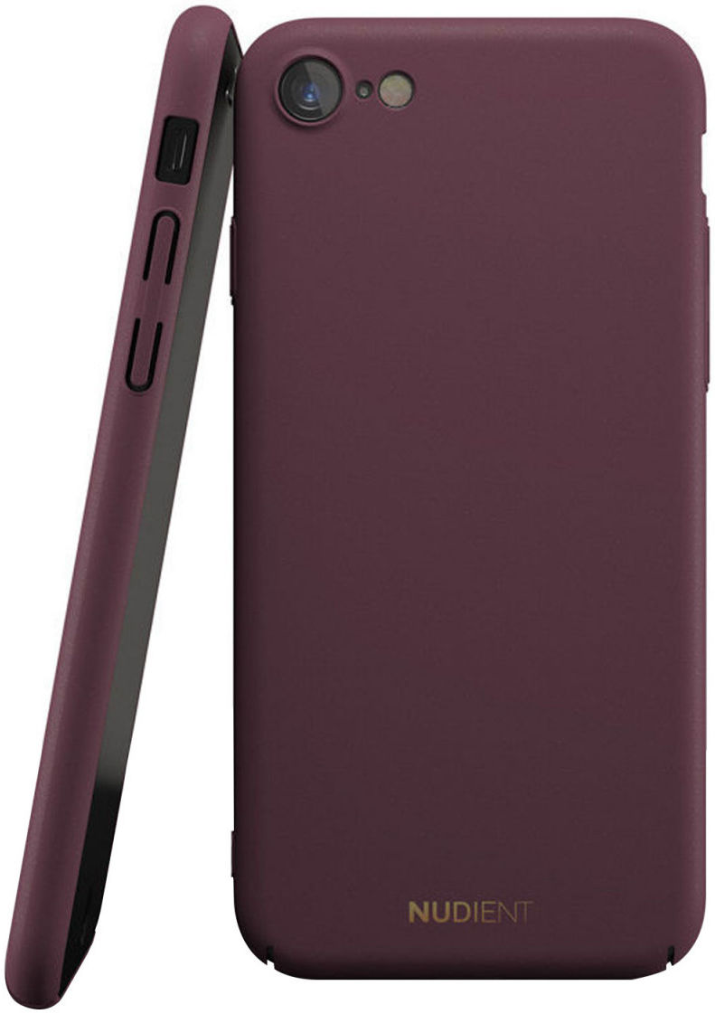 Nudient Thin Case V2 iPhone 7/8/SE2020/2022 Hoesje Back Cover Rood afbeelding 1